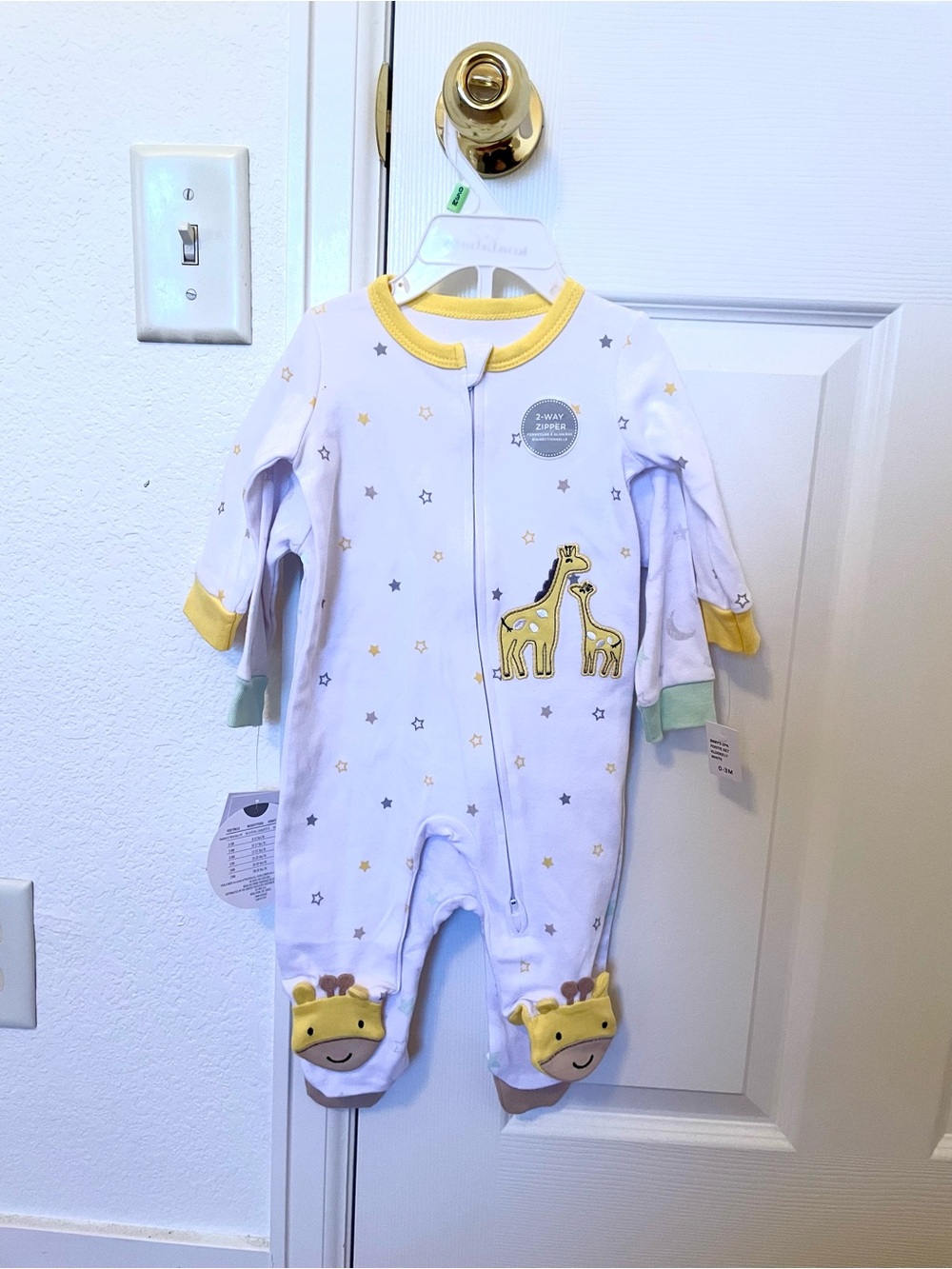 NWTs Set of 2 Koala Baby Double Zipper Footie Pajamas - Baby